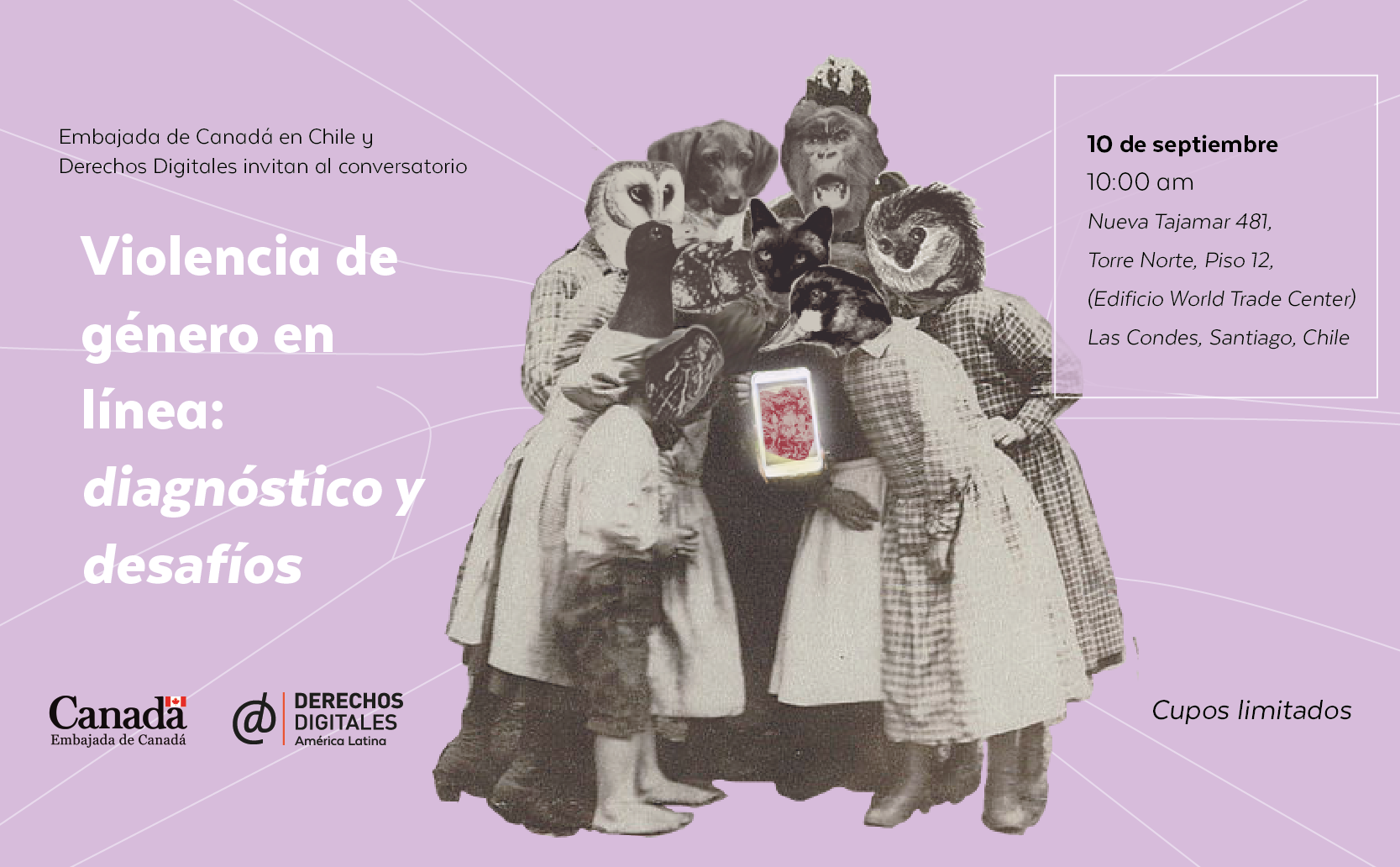 Participa del conversatorio Violencia de género en línea: diagnóstico y desafíos