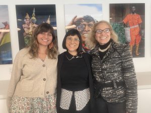 De izquierda a derecha: Karla Velasco Ramos de APC, Paloma Lara-Castro de Derechos Digitales, Caitlin Kraft-Buchman de Women at the Table.