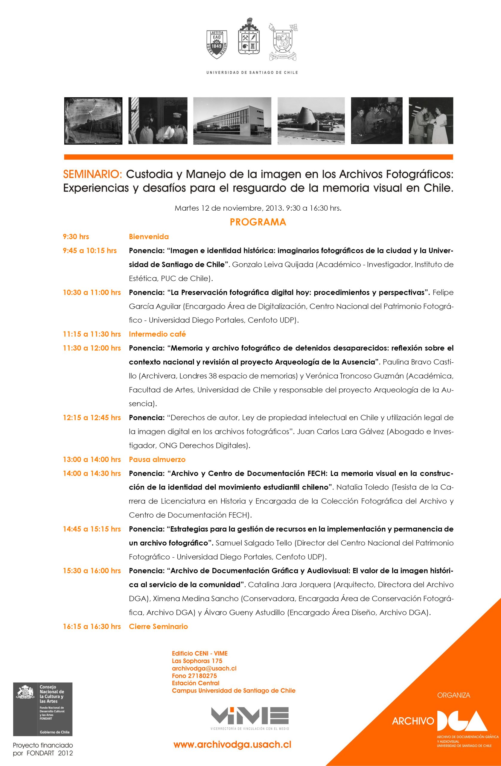 ONG Derechos Digitales participará del seminario «Custodia y manejo de la imagen en los archivos fotográficos»