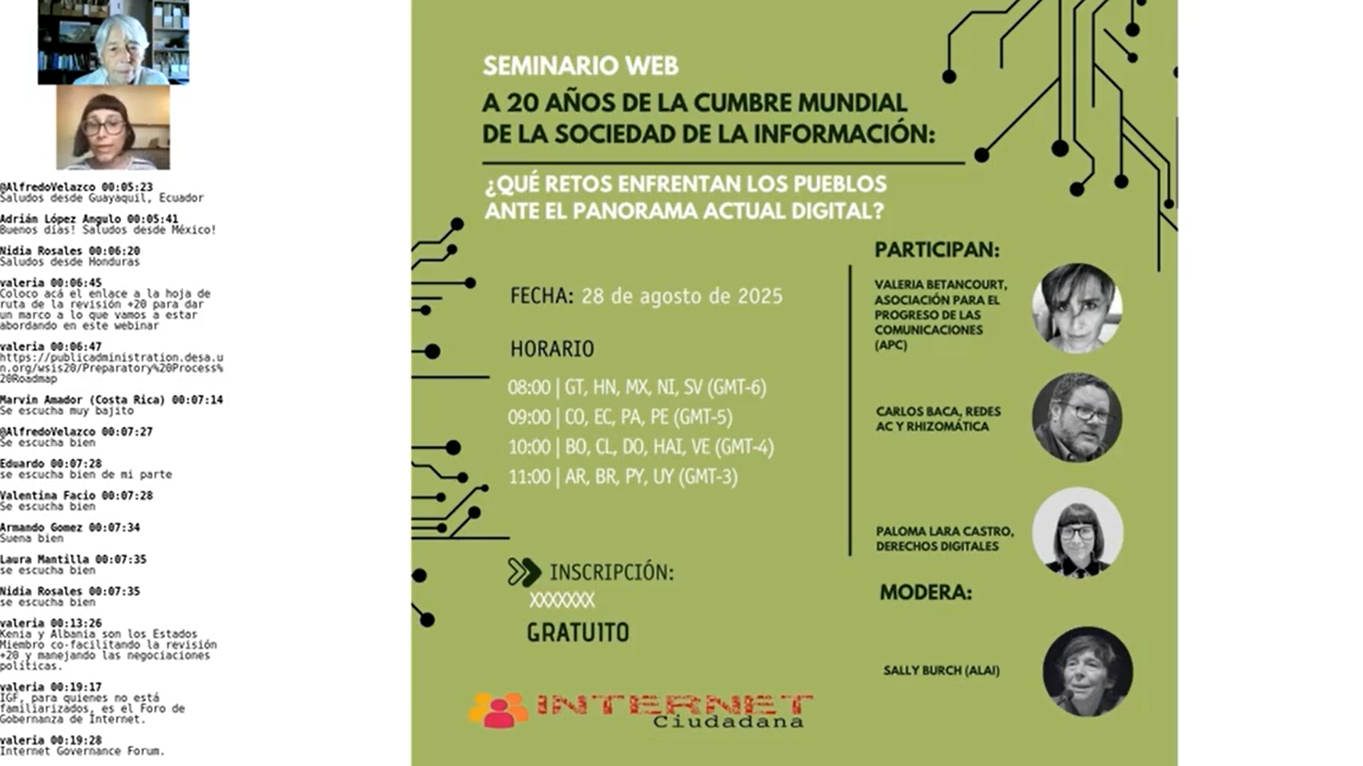 WSIS+20: Derechos Digitales participó en seminario web sobre los retos de la sociedad civil ante el panorama digital actual