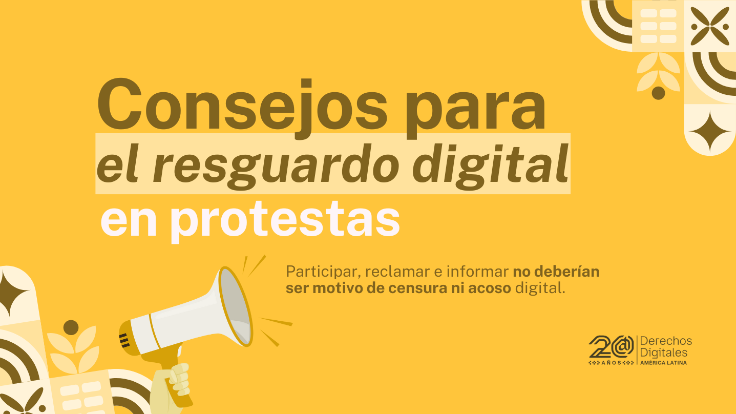 Derechos Digitales lanza “Consejos para el resguardo digital en protestas”, una guía para la protección de la ciudadanía en Ecuador y Perú