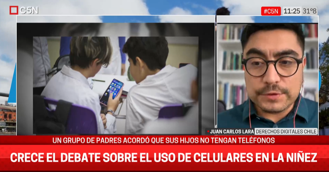 Uso de celulares en las aulas: Derechos Digitales en C5N