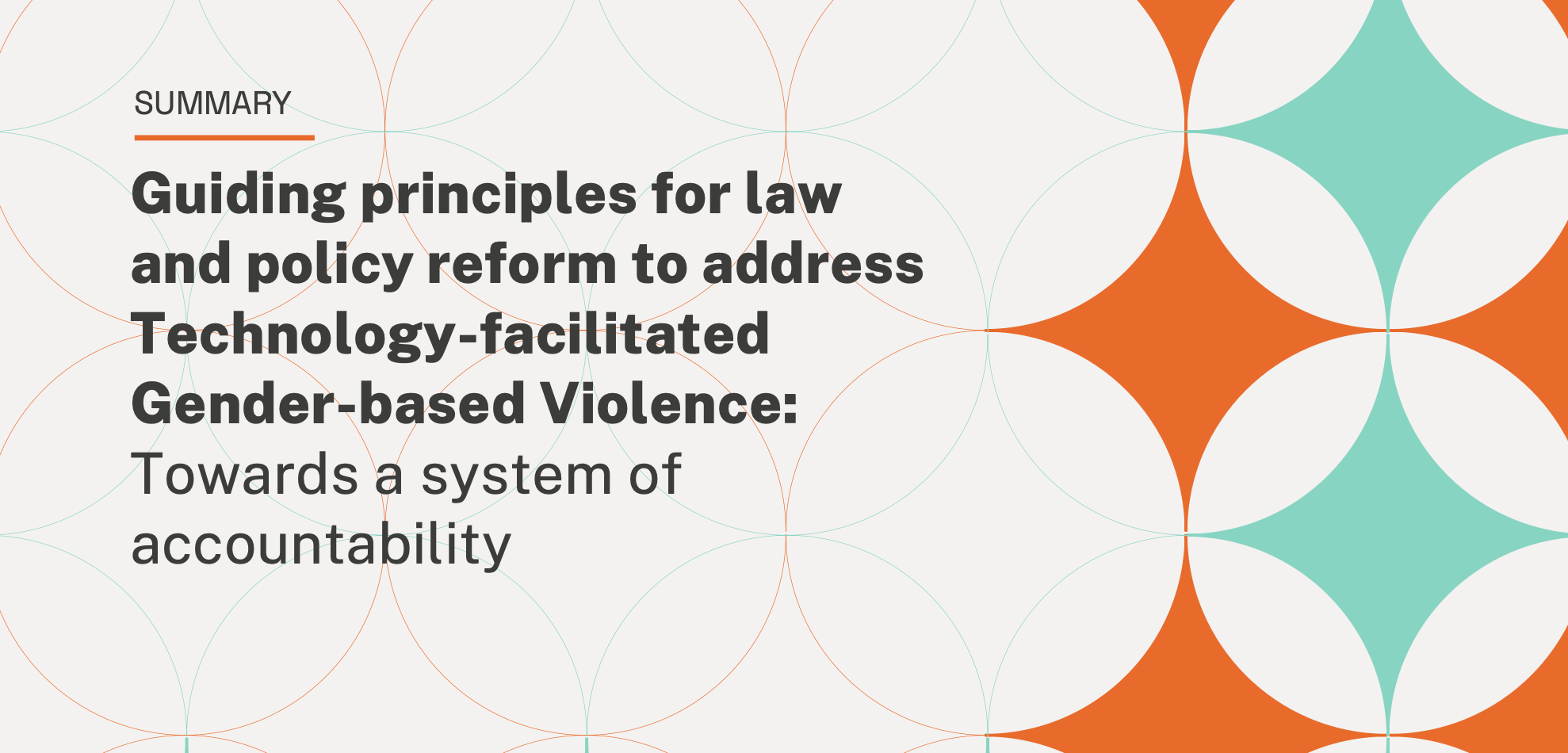 Principios orientadores para una reforma legislativa y de políticas públicas frente a la violencia de género facilitada por la tecnología: hacia un sistema de responsabilidad