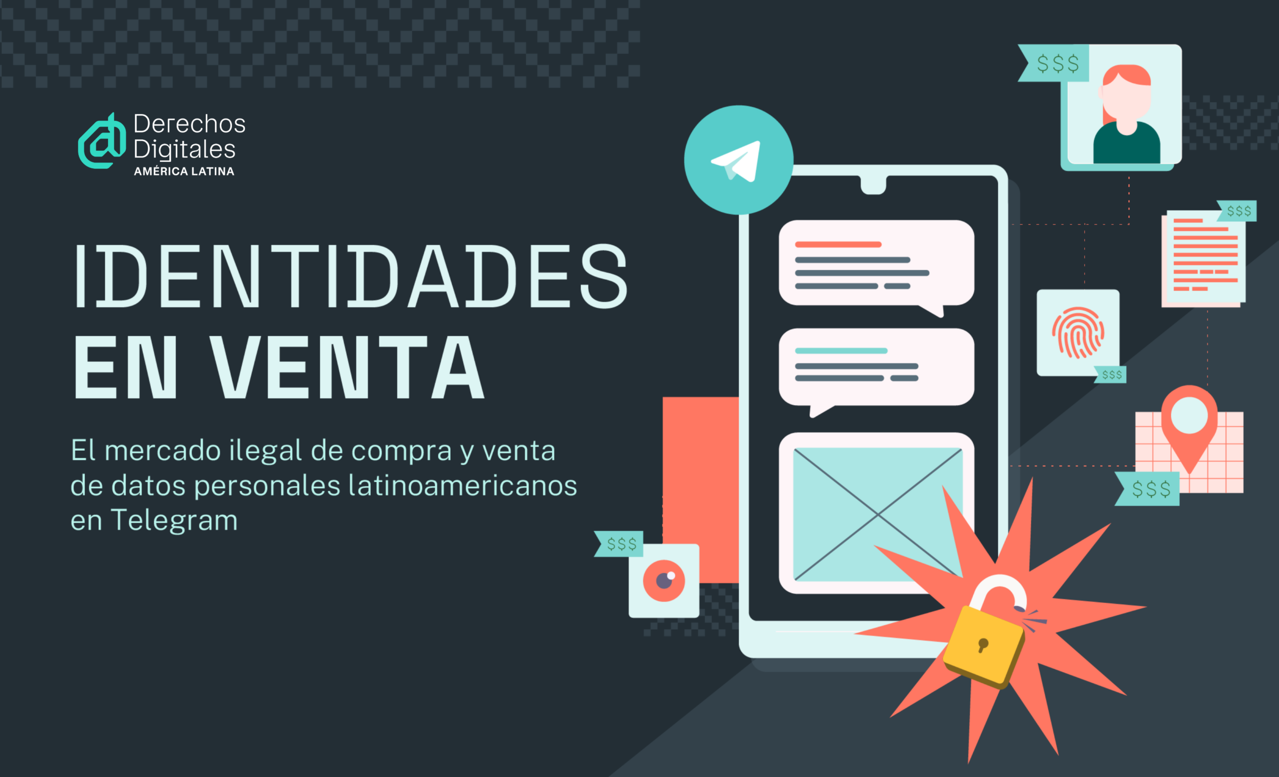 Mercado ilegal de datos personales en Telegram: Derechos Digitales en NODAL