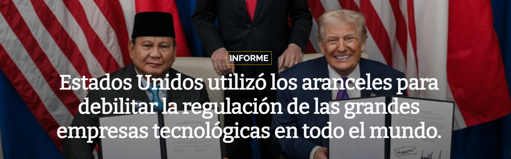 Big Tech y política arancelaria de EE. UU.: Derechos Digitales en Agencia Pública