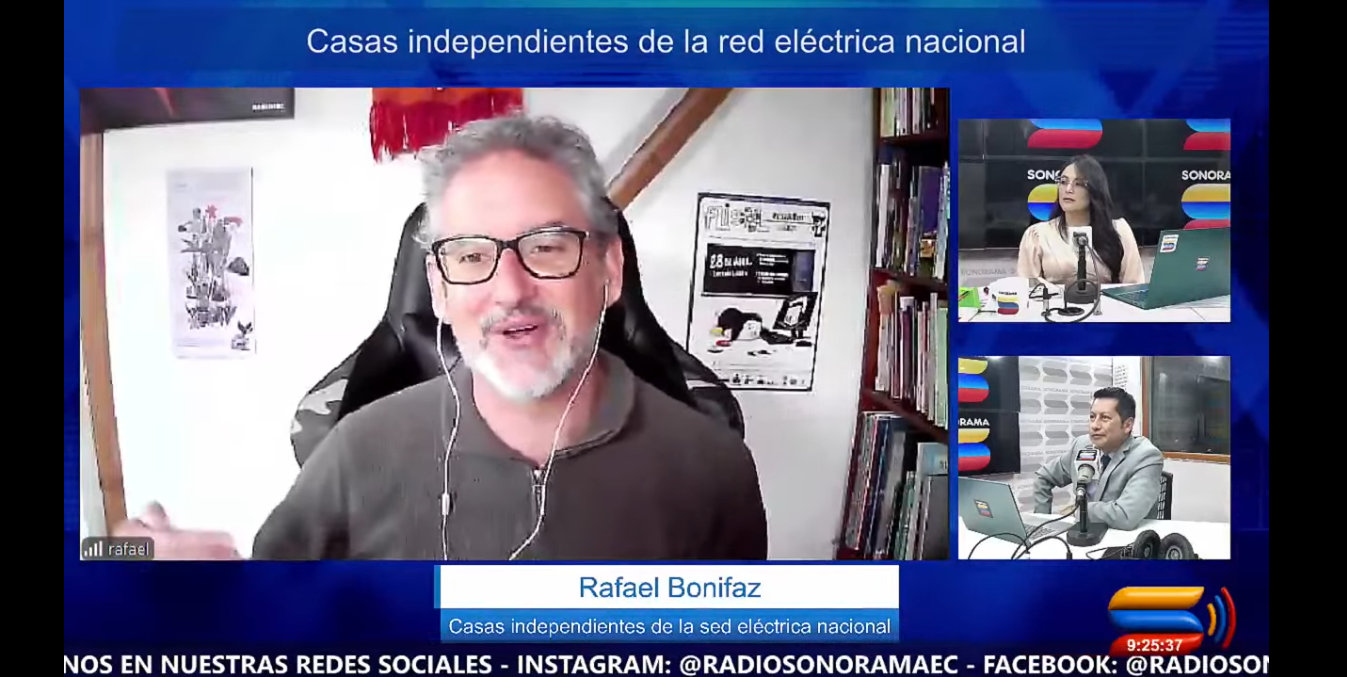 Apagones eléctricos en Ecuador: Derechos Digitales en Radio Sonorama