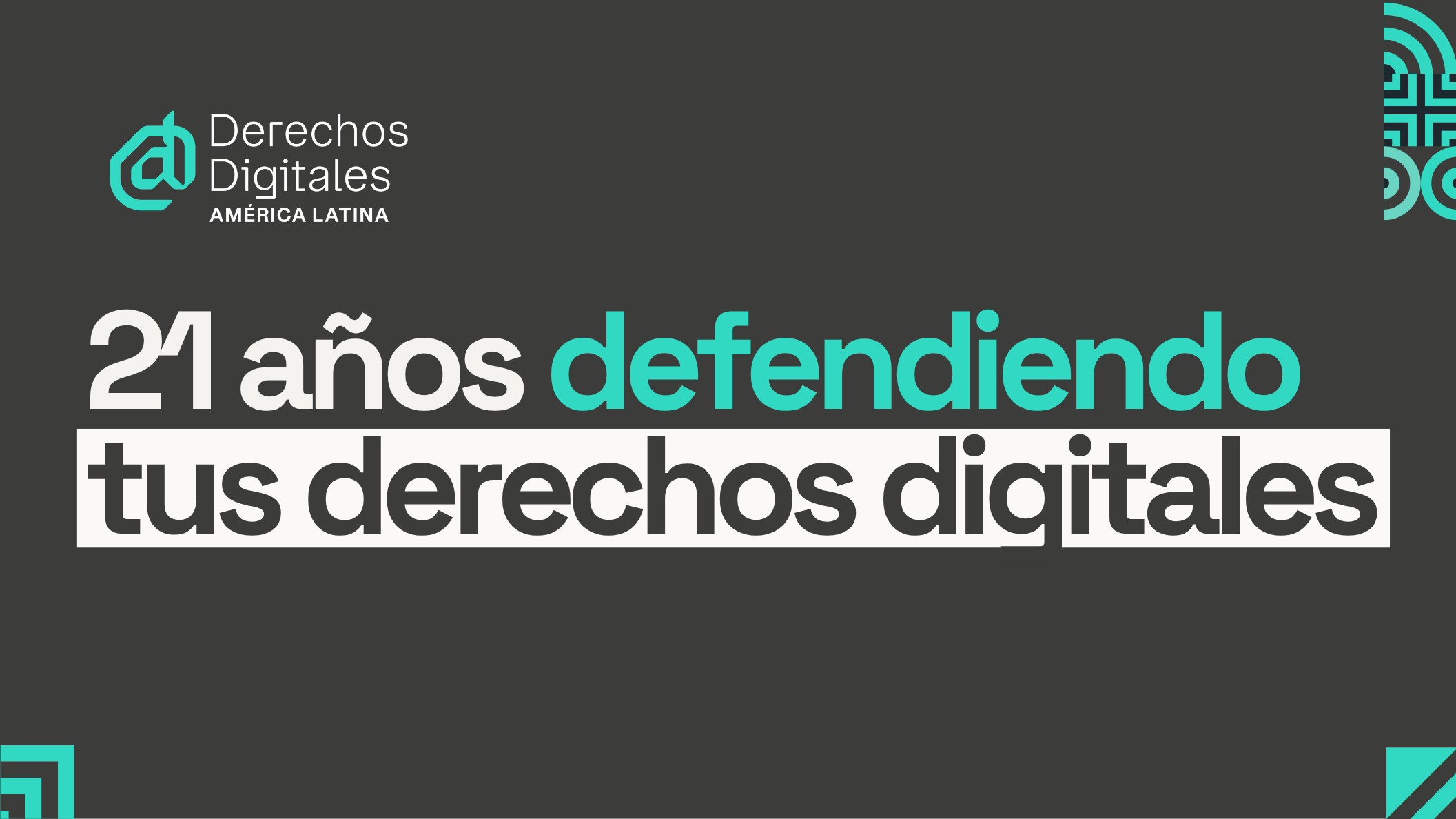 21 años defendiendo derechos en tiempos de transformación tecnológica