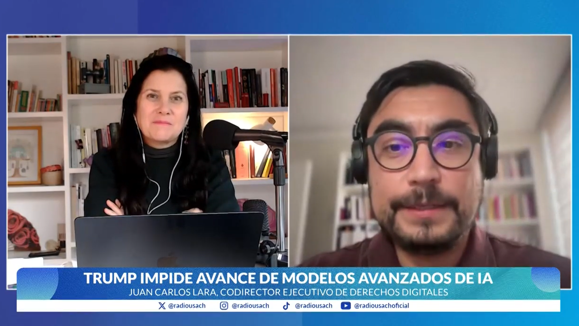 Trump suspende modelos avanzados de IA: Derechos Digitales en Radio Usach
