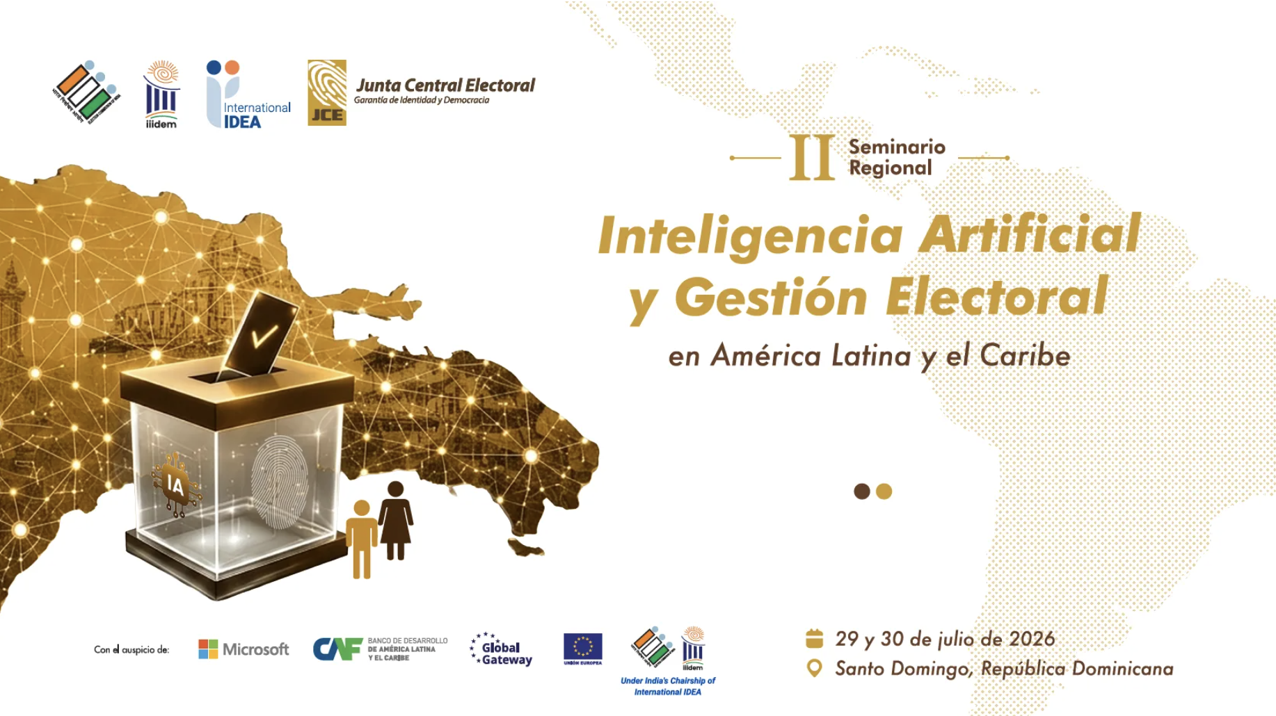 Derechos Digitales participó en seminario regional sobre inteligencia artificial y gestión electoral en América Latina y el Caribe