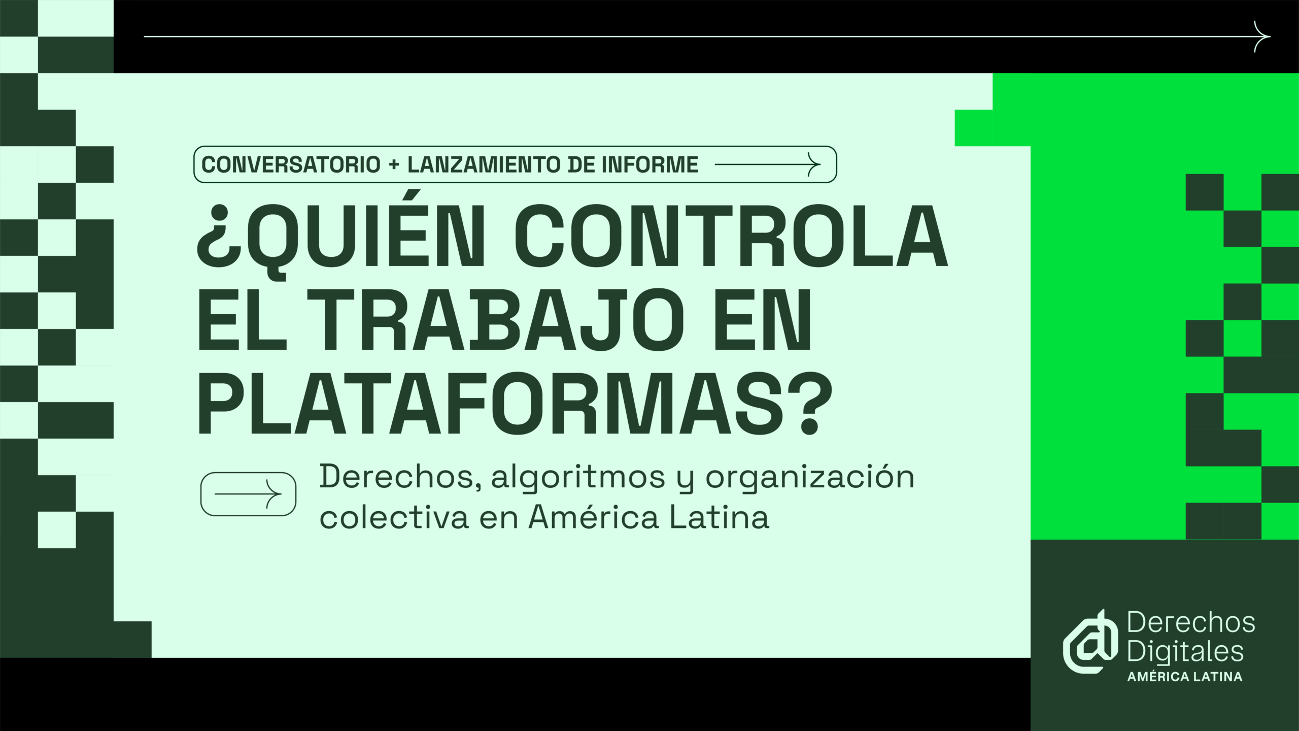 ¿Quién controla el trabajo en plataformas? Súmate a nuestro webinar