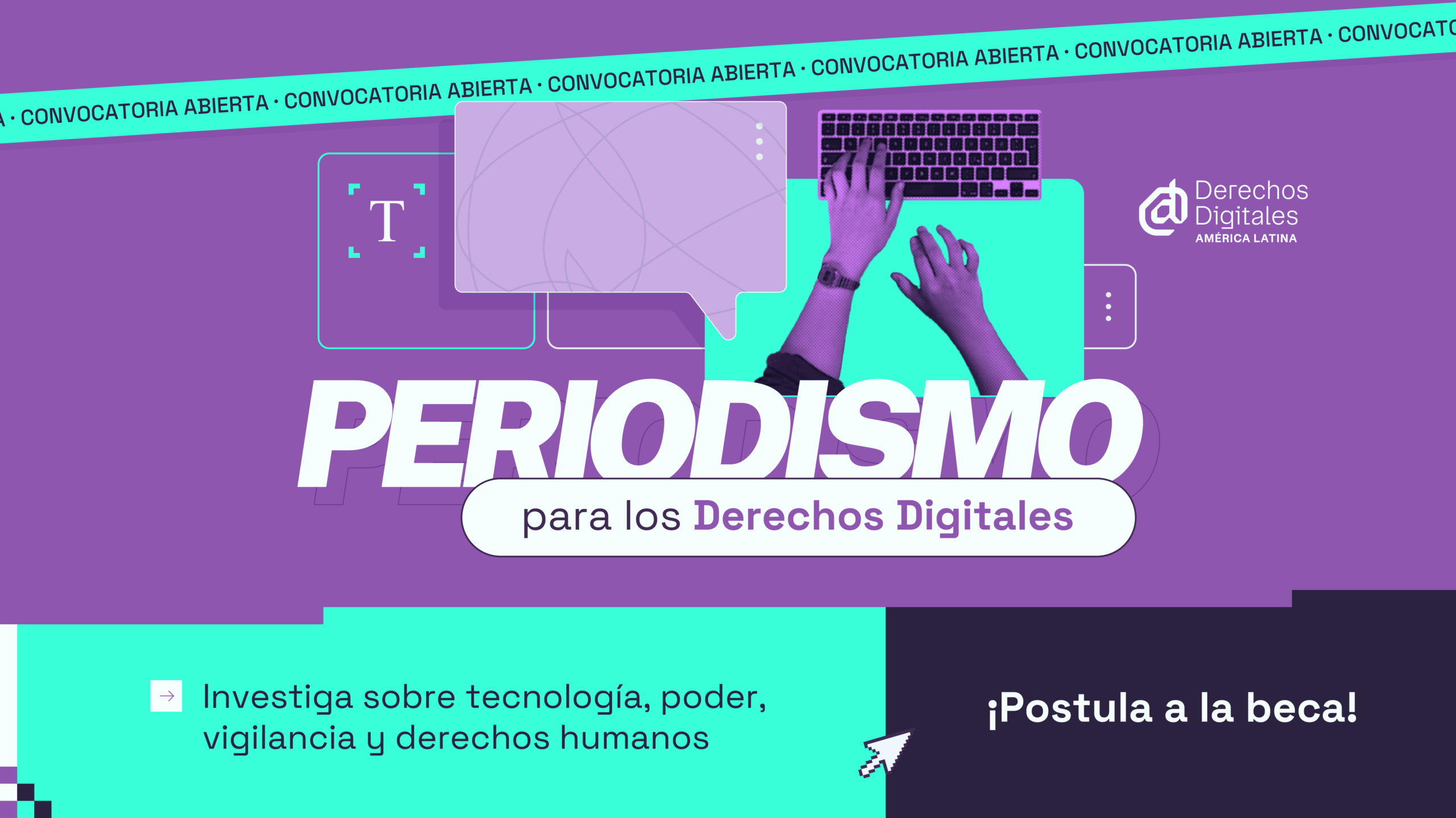 Postula a la primera edición de Periodismo para los Derechos Digitales